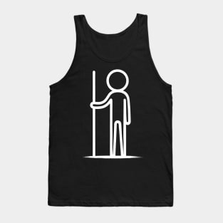 Stickman Leader - white Tank Top